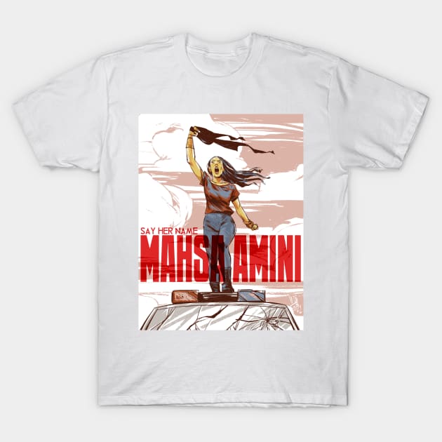 Mahsa Amini T-Shirt by markodjeska